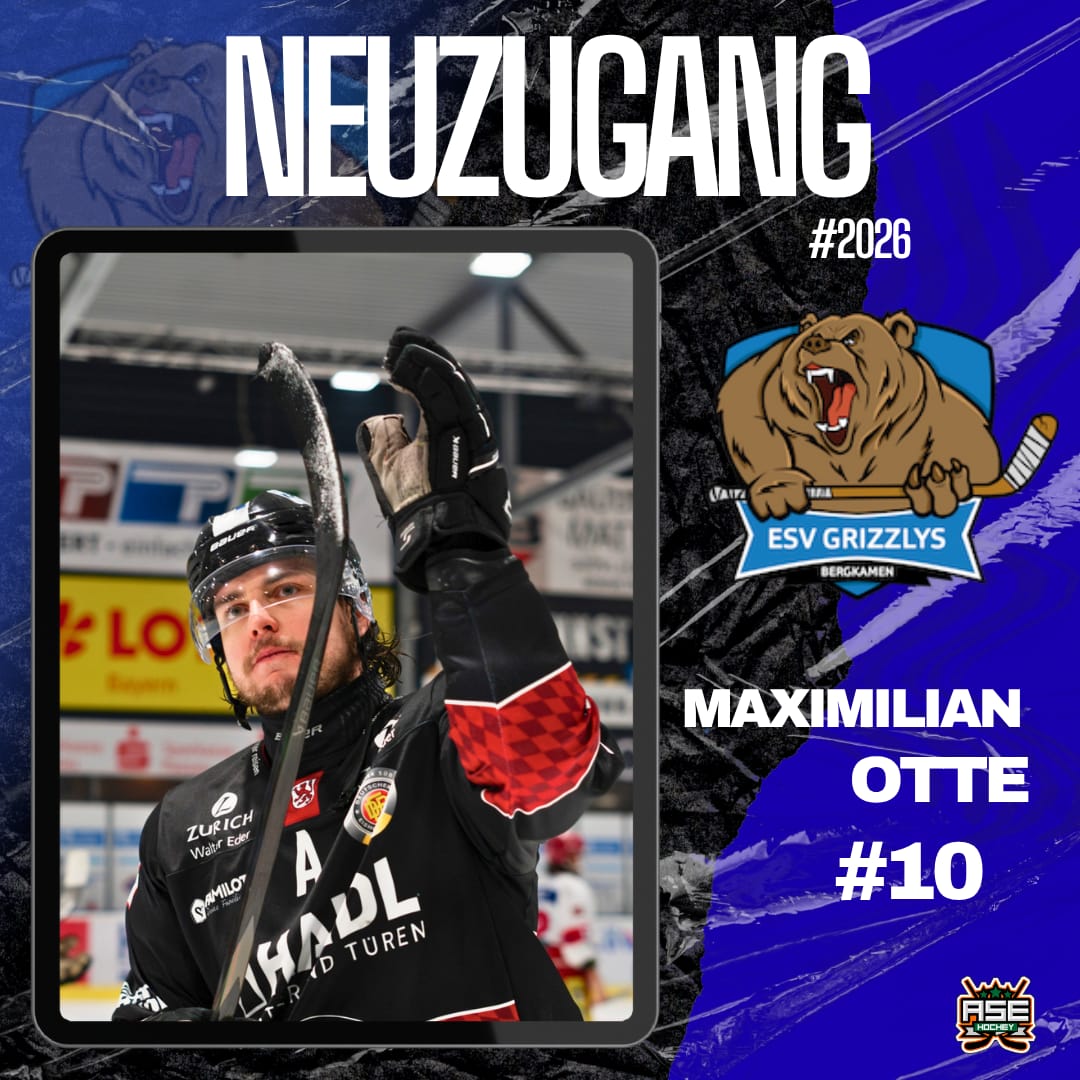 Kadernews: Maximilian Otte kommt nach Bergkamen!